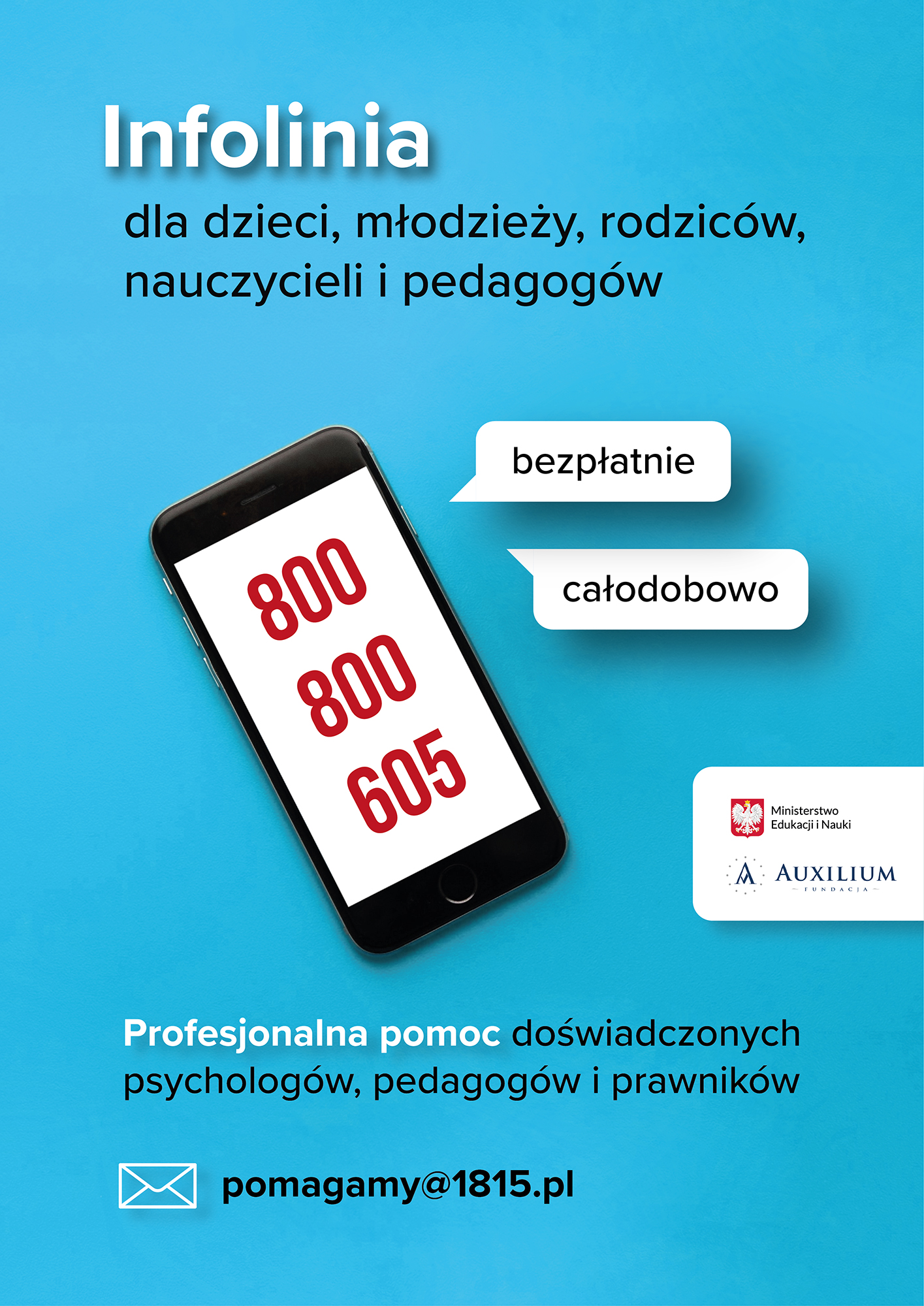infolinia dla szkol wsparcie psychologiczne