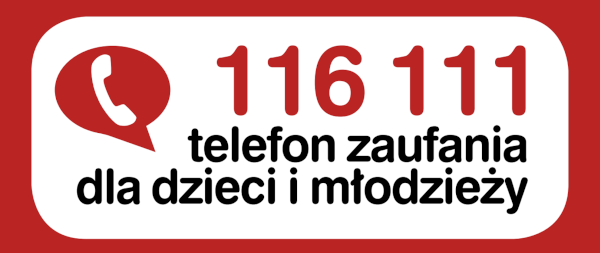 Telefon zaufania dla dzieci i młodzieży 116 111