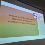 Poradnia Psychologiczno-Pedagogiczna w Tarnowie zorganizowała spotkania w ramach sieci współpracy, doskonalenia i wspomagania, poświęcone tematowi „W trosce o dziecko ze specjalnymi potrzebami edukacyjnymi – współpraca przedszkola/szkoły z poradnią”.